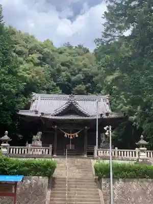 青木社の本殿・本堂