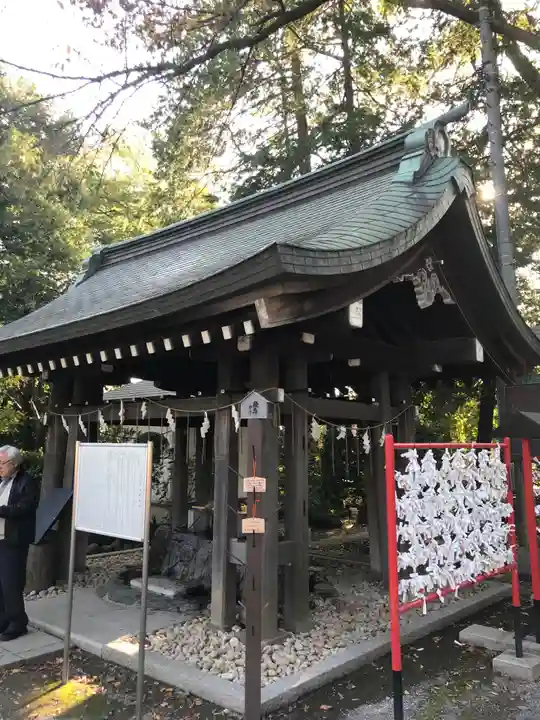 所澤神明社の手水舎