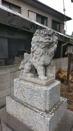 岩槻久伊豆神社の狛犬