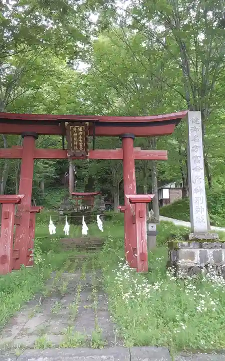 健御名方富命彦神別神社の鳥居