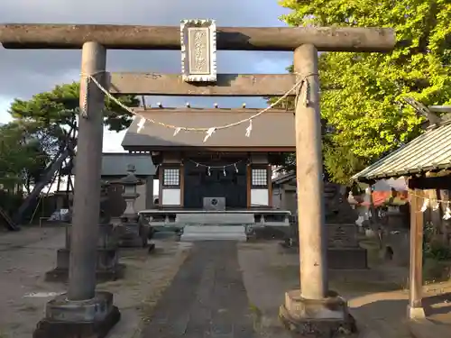 行徳神明神社（豊受神社）の鳥居