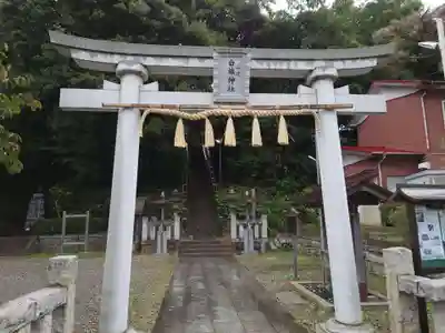 白旗神社（品濃白旗神社）の鳥居