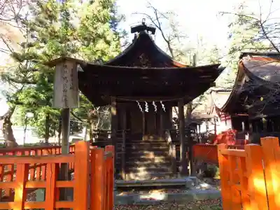 大井俣窪八幡神社の本殿・本堂