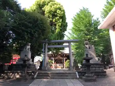 諏訪神社の鳥居