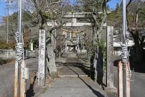 天鷹神社の鳥居