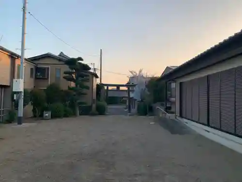 白幡神社の鳥居