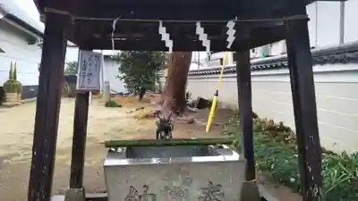 子守神社の手水舎