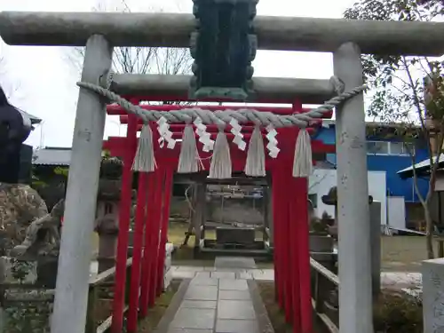 銭谷稲生神社の鳥居