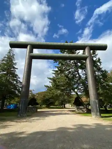 青森縣護國神社の鳥居