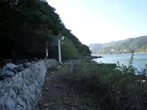 阿古師神社の景色