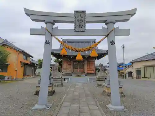 井内八幡宮の鳥居