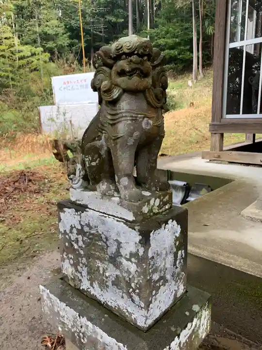 白山神社の狛犬
