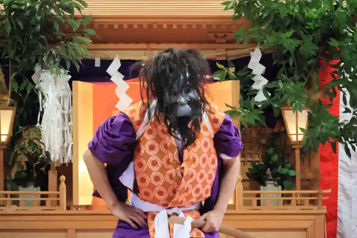 長屋神社の神楽