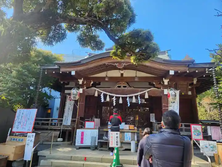 鳩森八幡神社の本殿・本堂