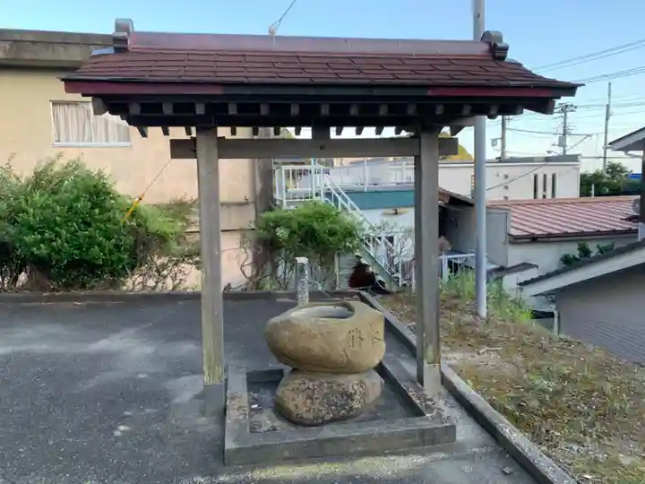 磯崎神明神社の手水舎