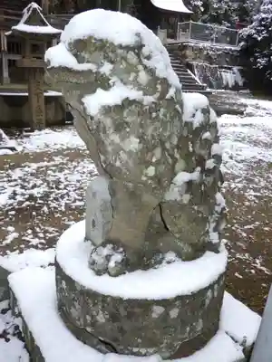 倉吉八幡宮の狛犬
