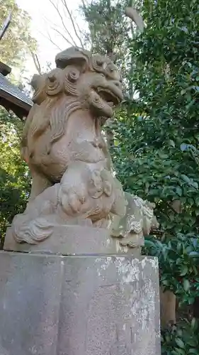 西町神明社の狛犬