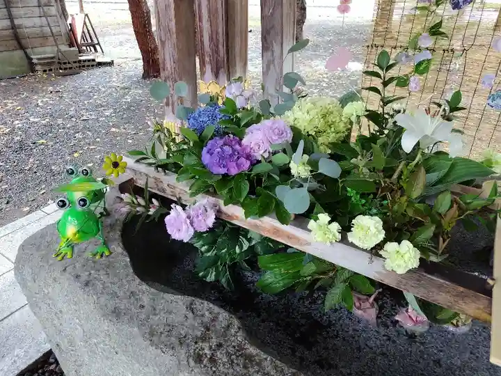彌彦神社 (伊夜日子神社)の手水舎
