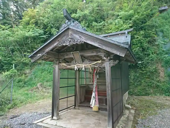 宇波西神社の末社・摂社