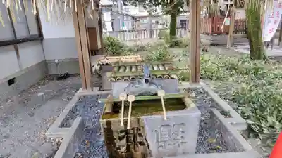 縣神社の手水舎