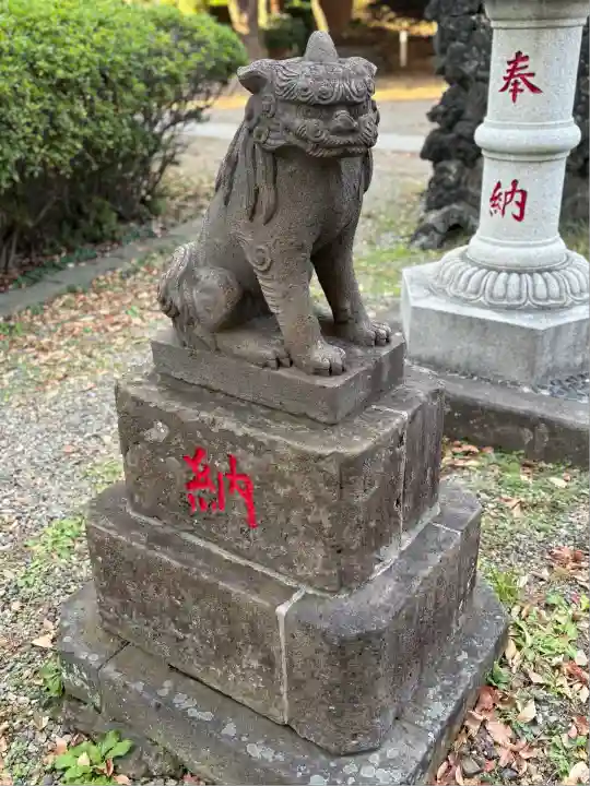 船堀日枝神社の狛犬
