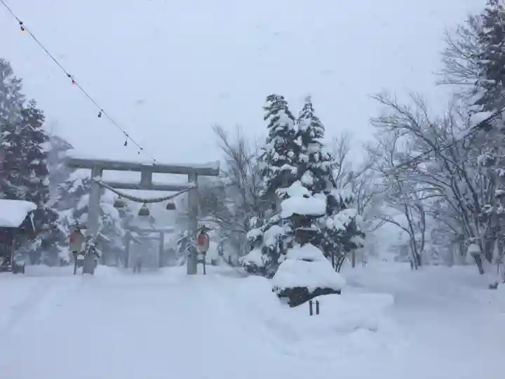 新十津川神社の鳥居