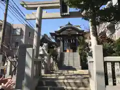 神楽坂若宮八幡神社の鳥居