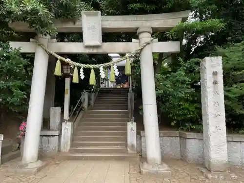 千束八幡神社の鳥居