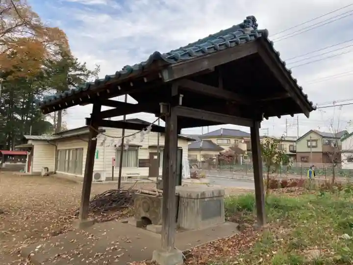 下宿八幡神社の手水舎