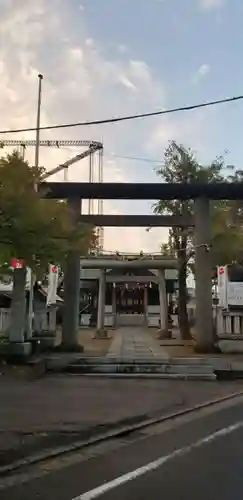 上小松天祖神社の鳥居
