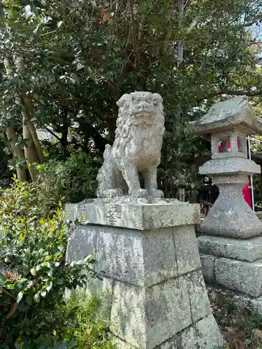 畠田神社の狛犬