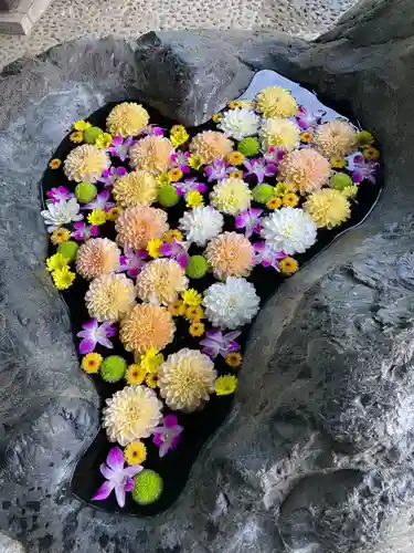 月寒神社の手水舎