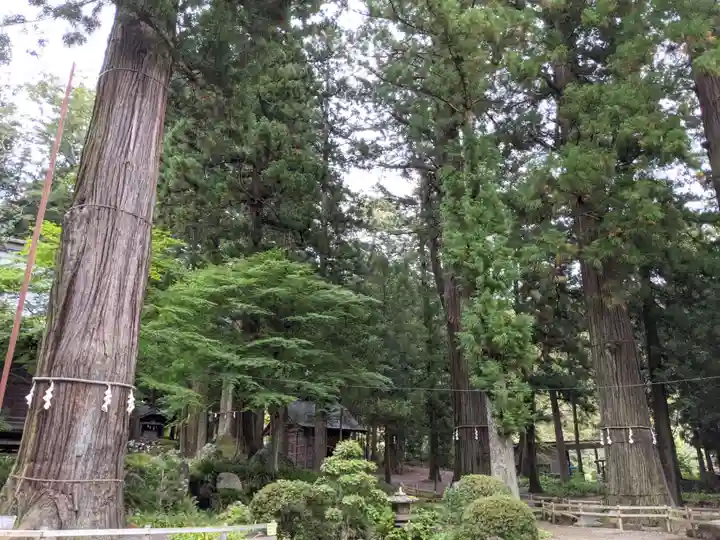 河口浅間神社の庭園