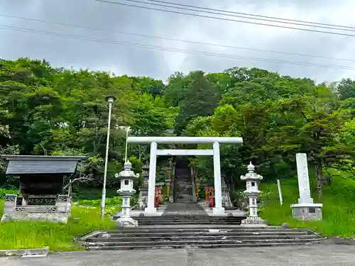 夕張神社の鳥居