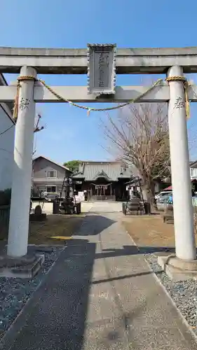 大師稲荷神社の鳥居