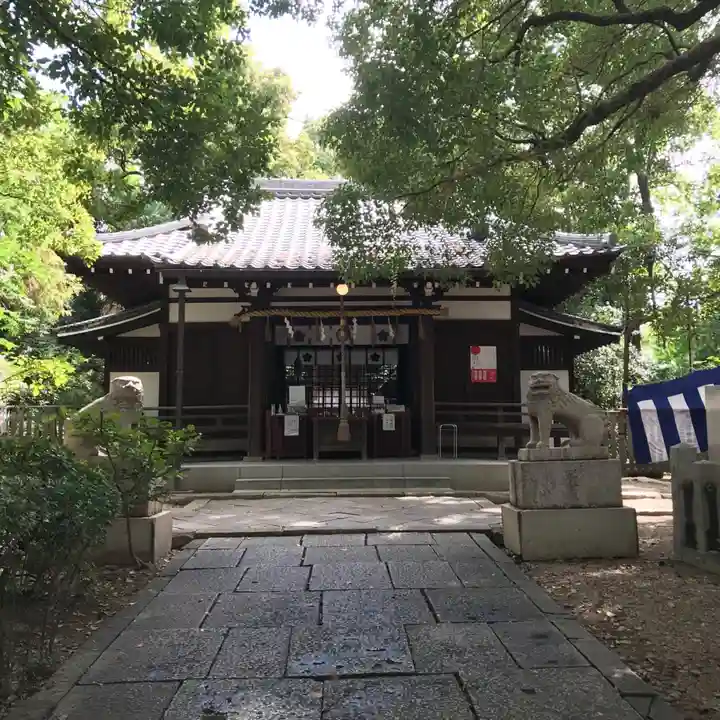 安居神社の本殿・本堂