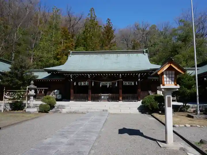 山梨縣護國神社の本殿・本堂