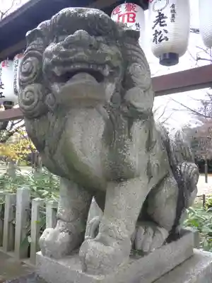 首途八幡宮の狛犬