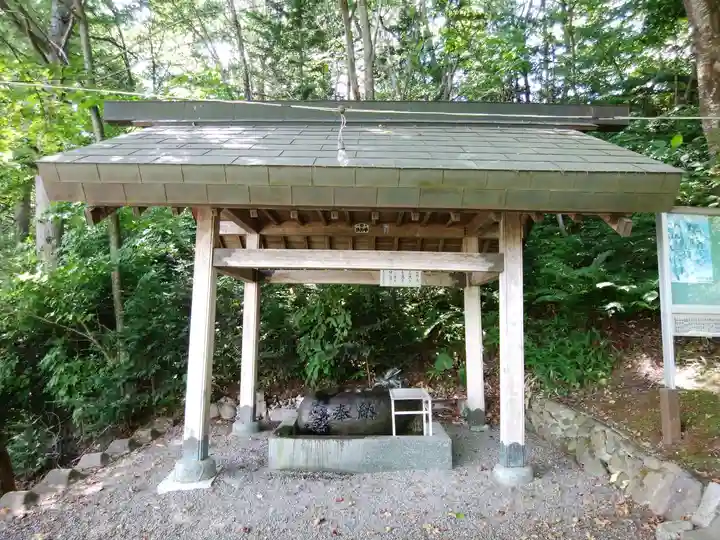 足寄神社の手水舎