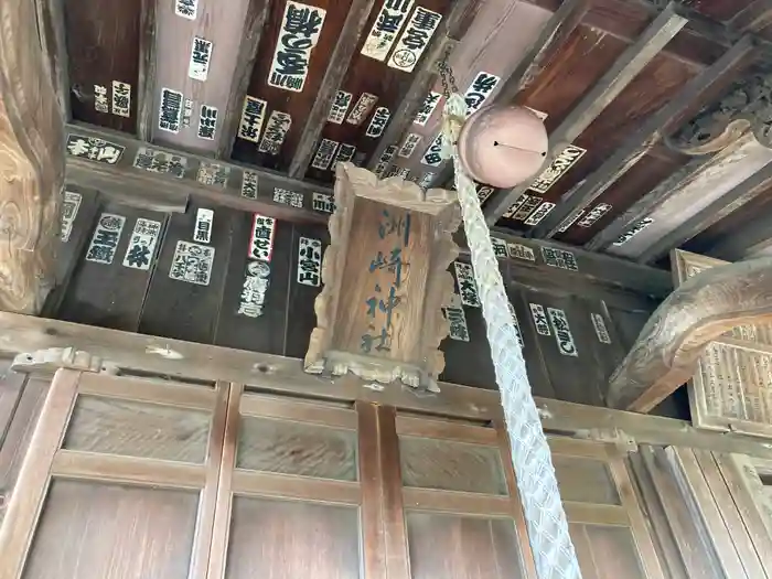 洲崎神社の本殿