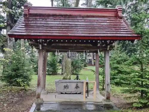 芽室神社の手水