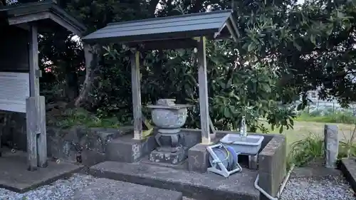 國司神社の手水舎