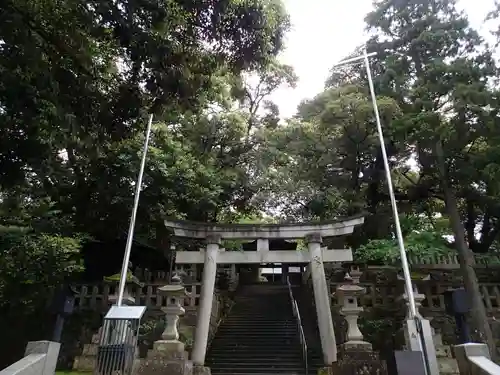 服部神社の鳥居