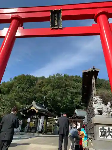 武州柿生琴平神社の鳥居