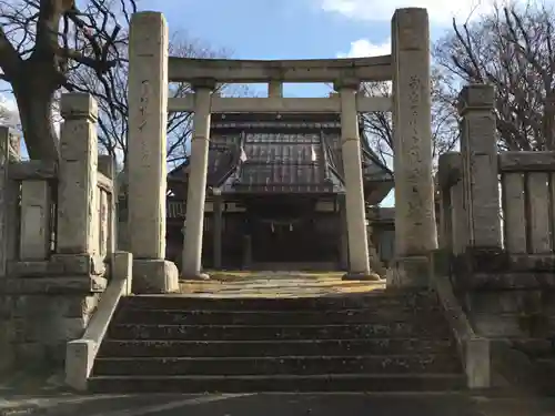 伊豆毛神社の鳥居