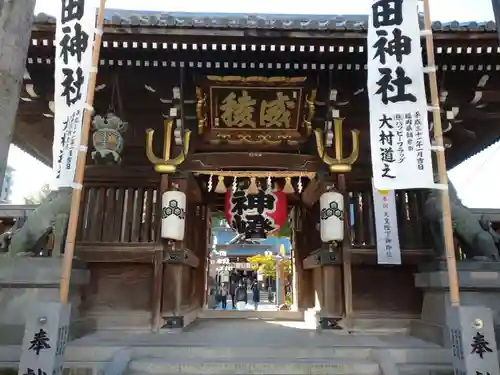 櫛田神社の山門