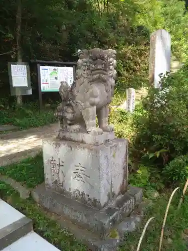 高麗神社の狛犬