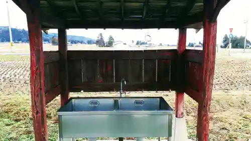 水分神社の手水