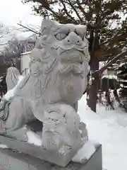 上手稲神社の狛犬