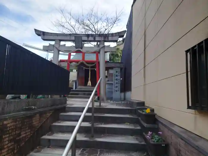 雪国神社の鳥居